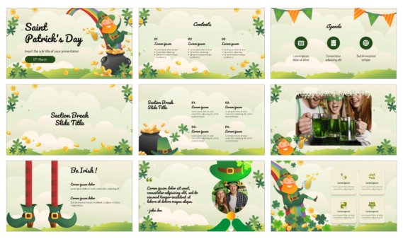 St Patrick's Day Free Google Slides Theme and PowerPoint Template