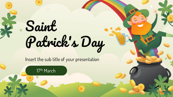 St Patrick's Day Free Google Slides Theme and PowerPoint Template