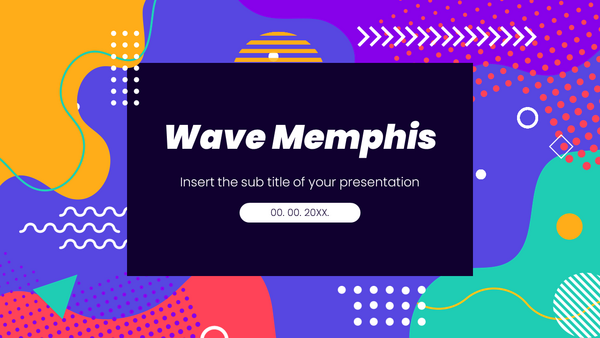 Wave Memphis Free Google Slides Theme and PowerPoint Template