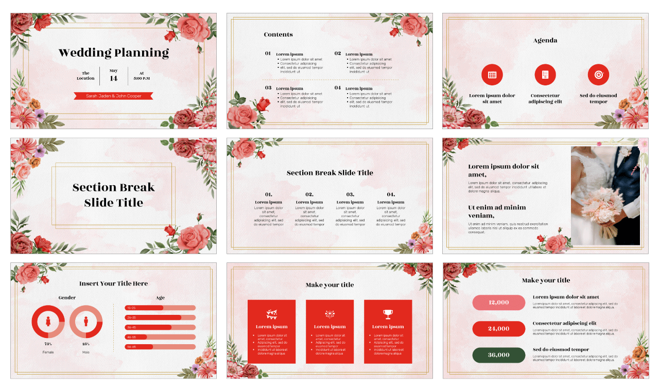 Wedding Planning Free Google Slides Theme and PowerPoint Template