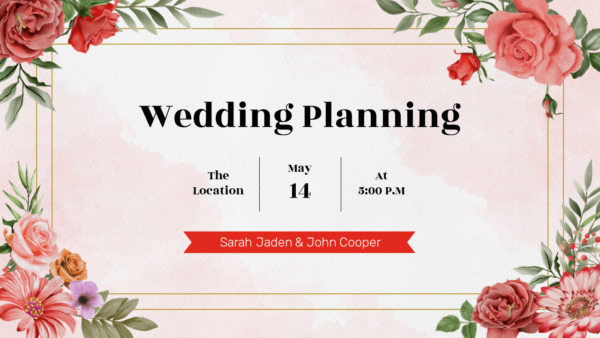Wedding Planning Free Google Slides Theme and PowerPoint Template