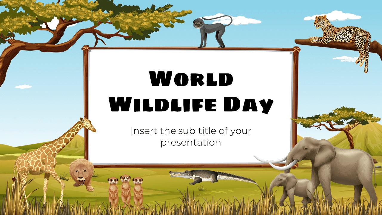 World Wildlife Day Free Google Slides Theme and PowerPoint Template
