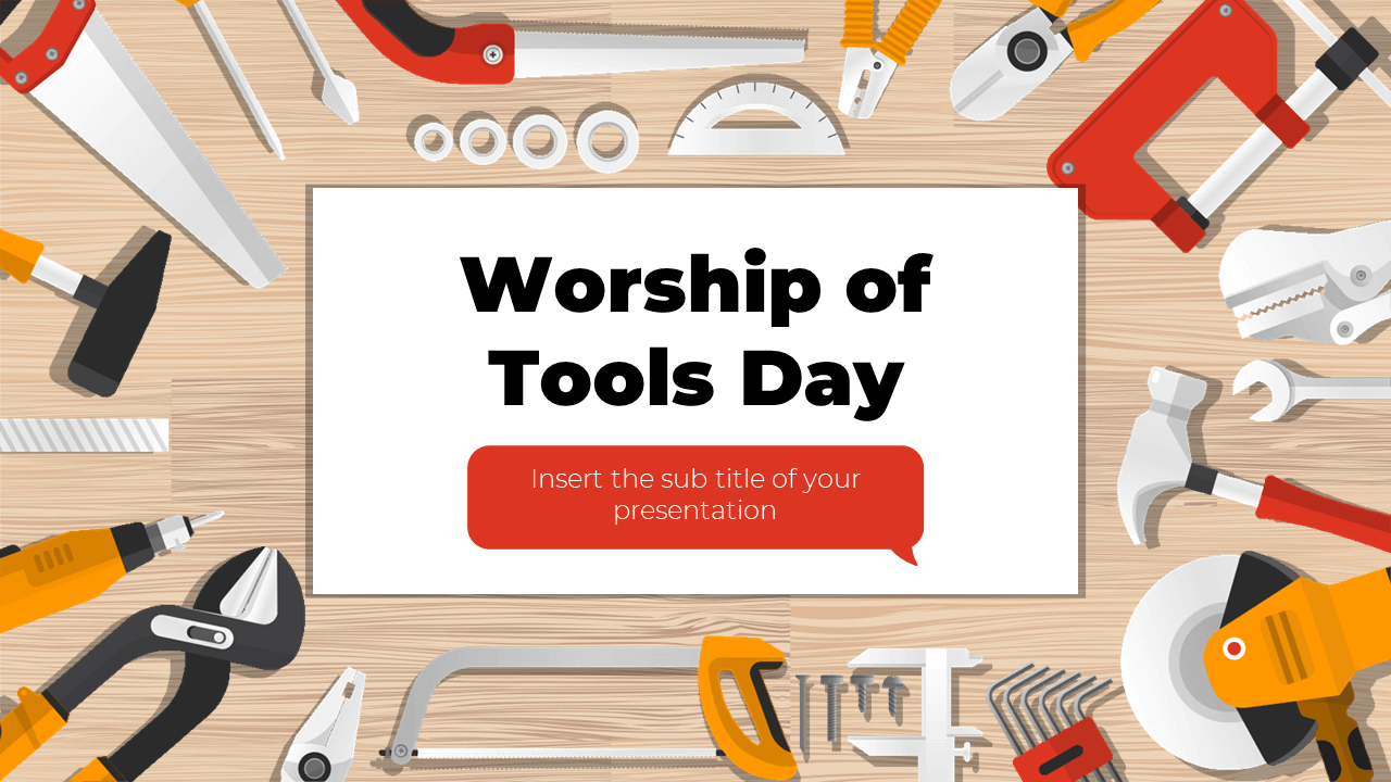 Worship of Tools Day Free Google Slides Theme and PowerPoint Template