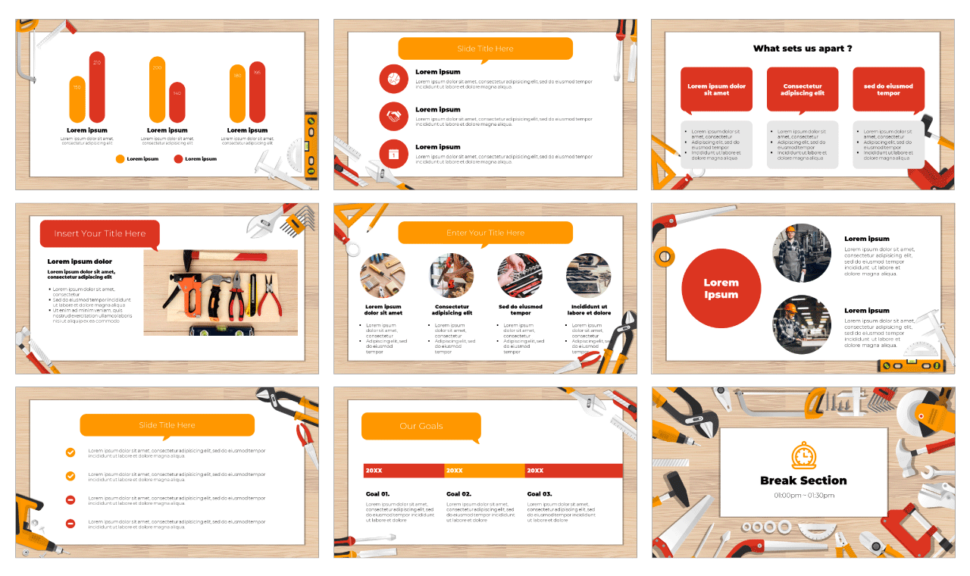 Worship of Tools Day Free Google Slides Theme and PowerPoint Template