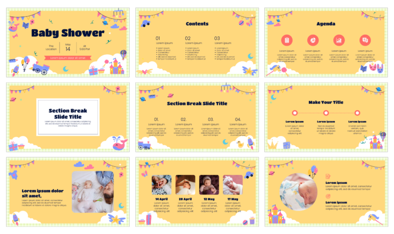 Baby Shower Free Google Slides Theme And PowerPoint Template