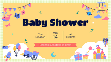 Baby Shower Free Google Slides Theme PowerPoint Template