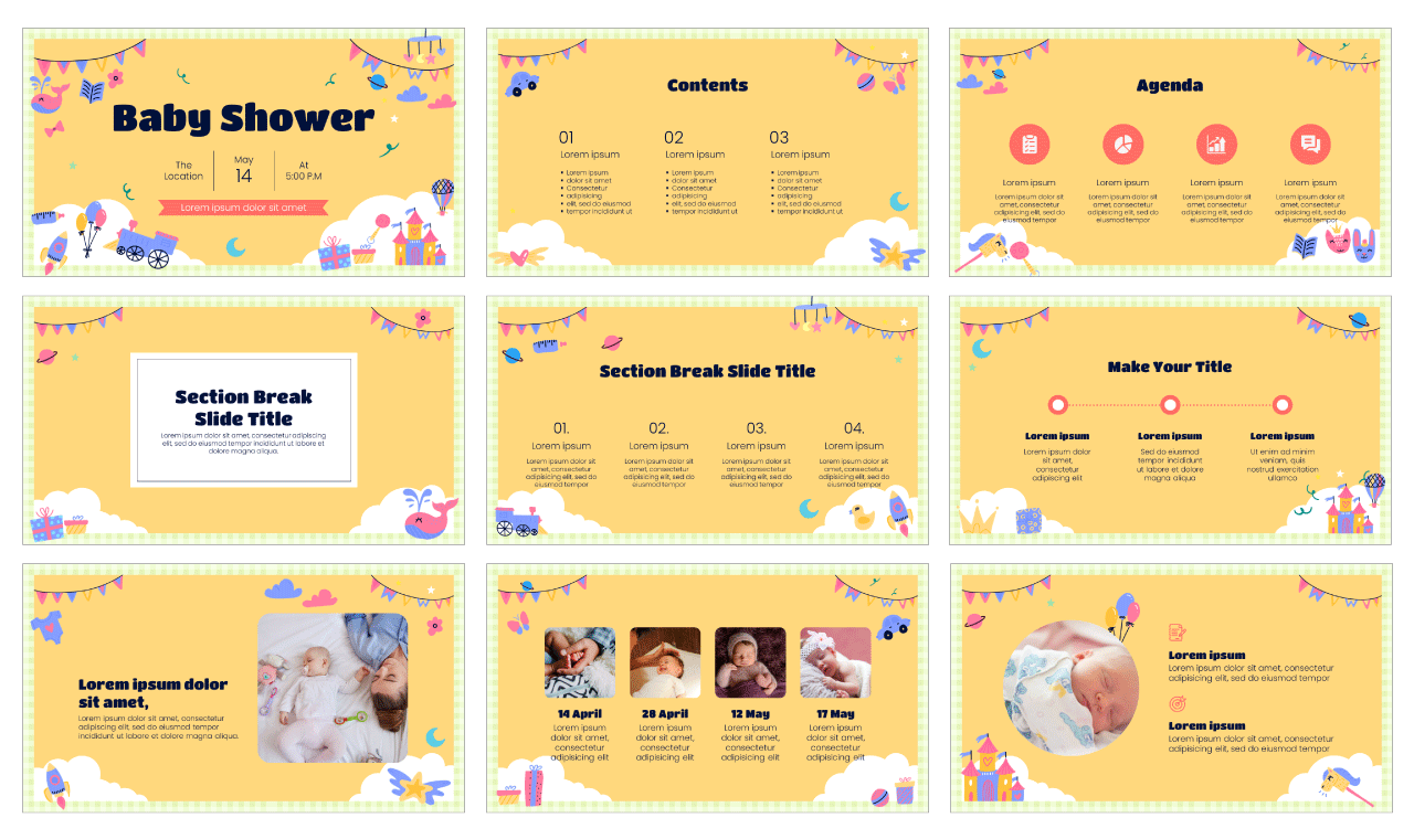 baby powerpoint template