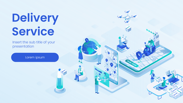 Delivery Service Free Google Slides Theme and PowerPoint Template