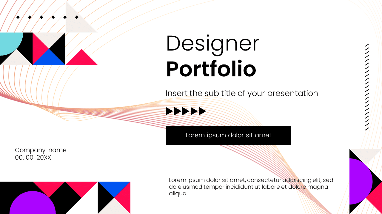 Designer Portfolio Free Google Slides Theme and PowerPoint Template