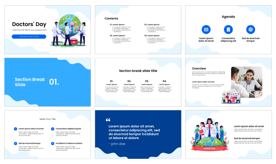 Doctors Day free Google Slides Theme and PowerPoint Template