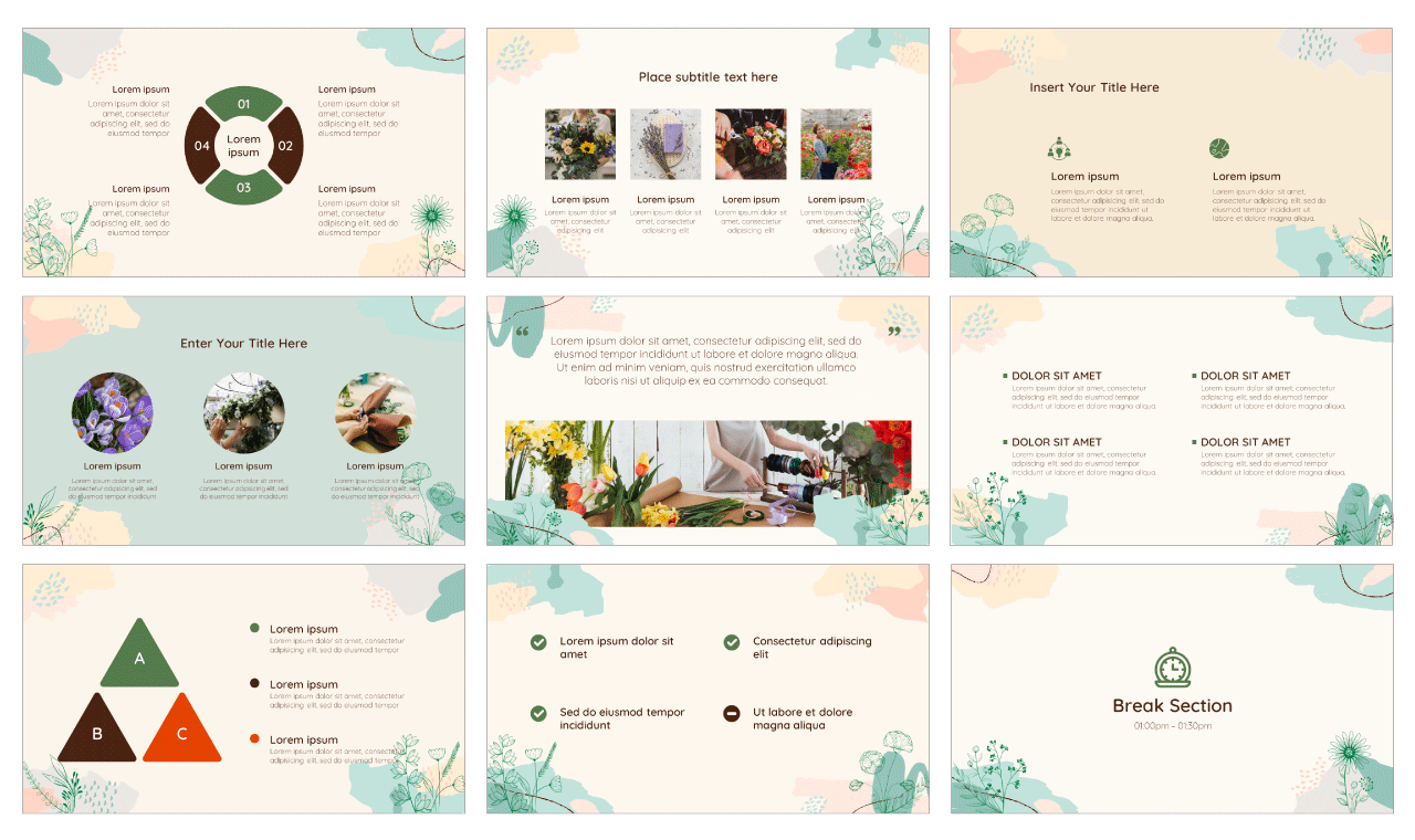 Flower-Greeting-Card-Google-Slides-Theme-PowerPoint-Template-Free-Download