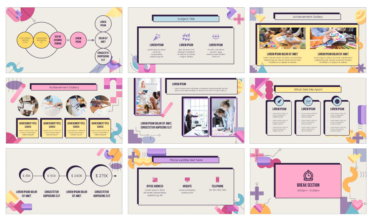 Geometric-Collaboration-PowerPoint-Template-Google-Slides-Theme-Free-Download