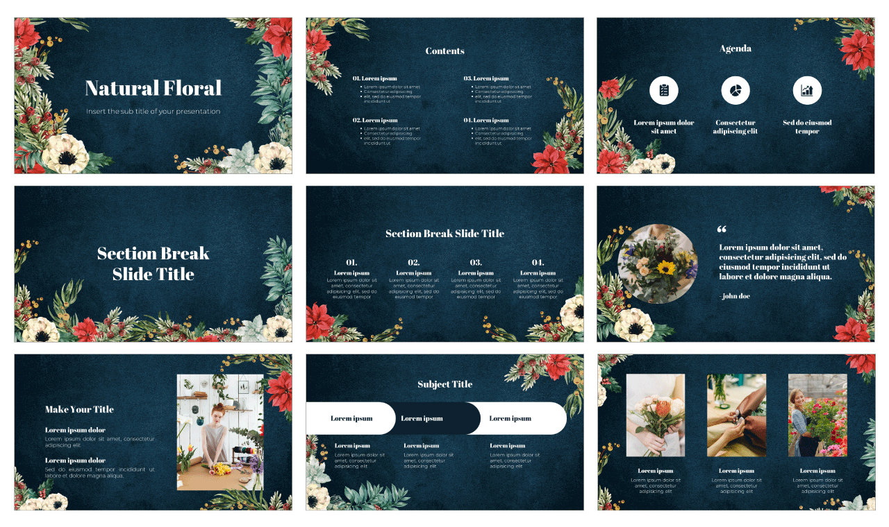 Natural-Floral-Free-Google-Slides-Theme-PowerPoint-Template