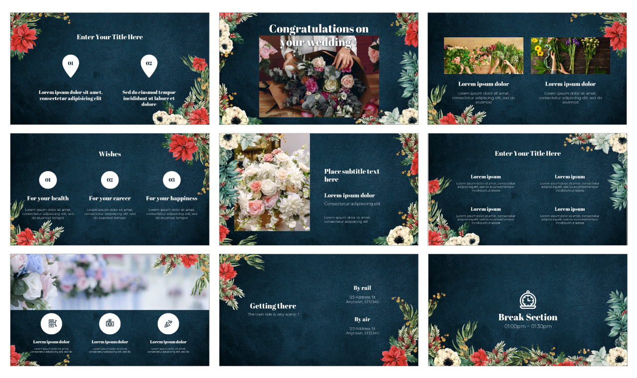 Natural Floral Free Google Slides Theme and PowerPoint Template