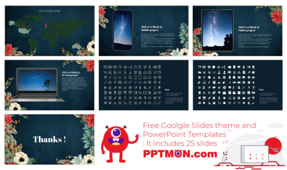Natural Floral Free Google Slides Theme and PowerPoint Template
