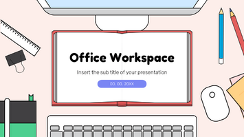 Office Workspace Free Google Slides Theme and PowerPoint Template