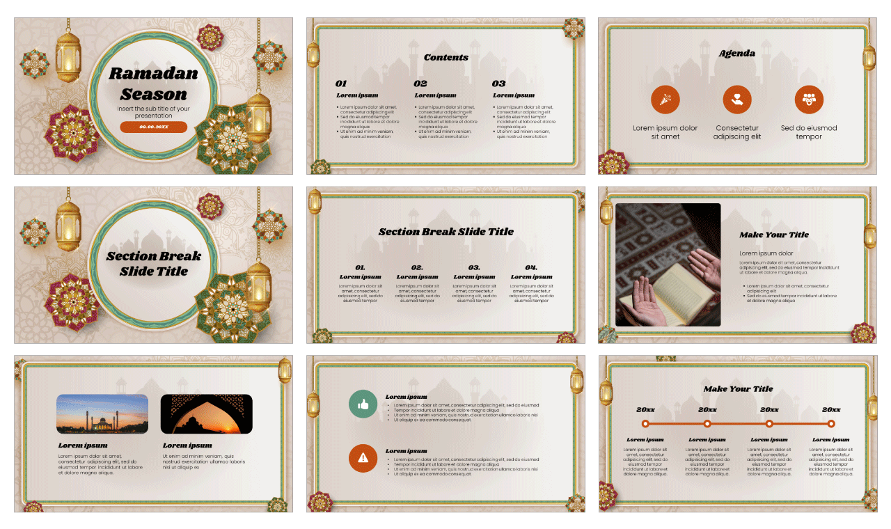 Ramadan Season Free Google Slides Theme