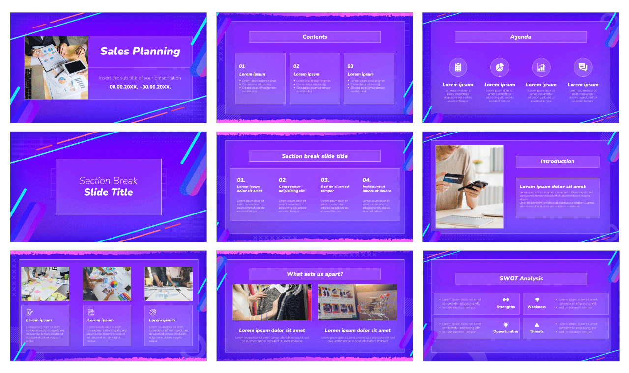 Sales Planning Free Google Slides Theme PowerPoint Template