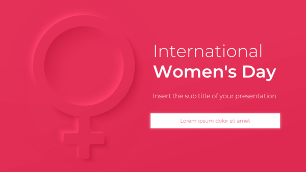 Women's Day Free Google Slides Theme and PowerPoint Template