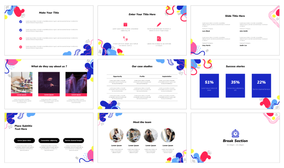 World Art Day Free Google Slides Theme and PowerPoint Template