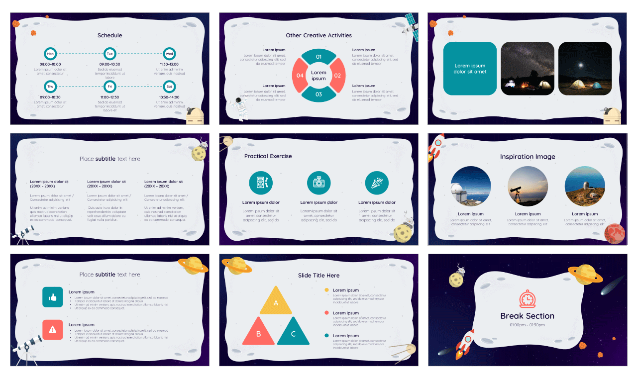 Astronomy Day Google Slides Theme PowerPoint Template Free Download