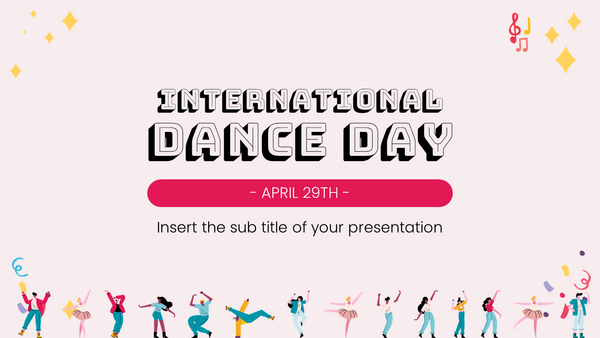 International Dance Day Free Google Slides Theme and PowerPoint Template