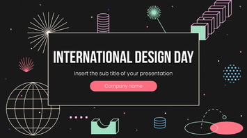 International Design Day Free Google Slides Theme and PowerPoint Template
