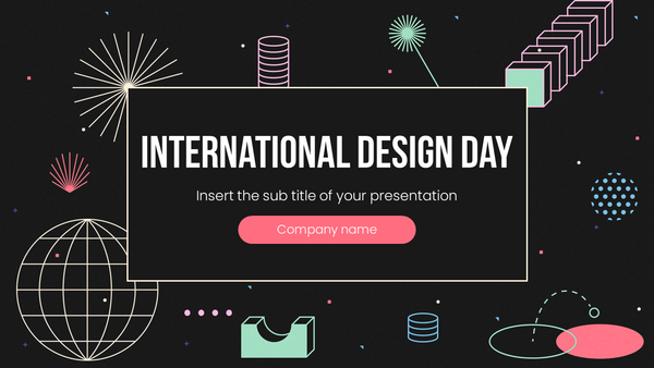 International Design Day Free Google Slides Theme and PowerPoint Template