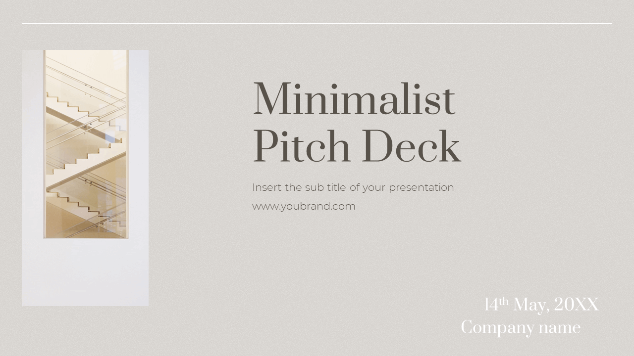 Minimalist Pitch Deck Free Google Slides Theme and PowerPoint Template