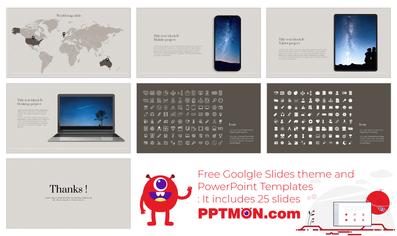 Minimalist Pitch Deck Presentation Background Design Free Google Slides Theme PowerPoint Template