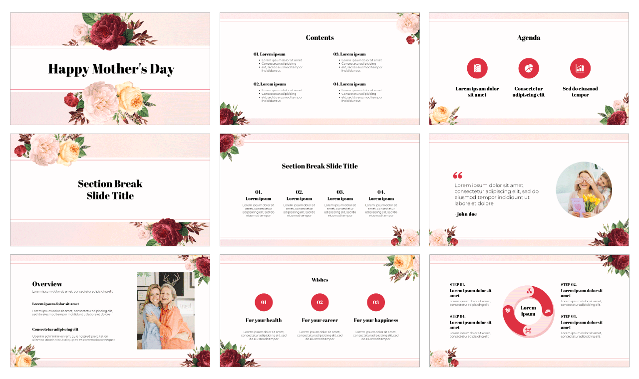 Mother's Day Free Google Slides Theme PowerPoint Template