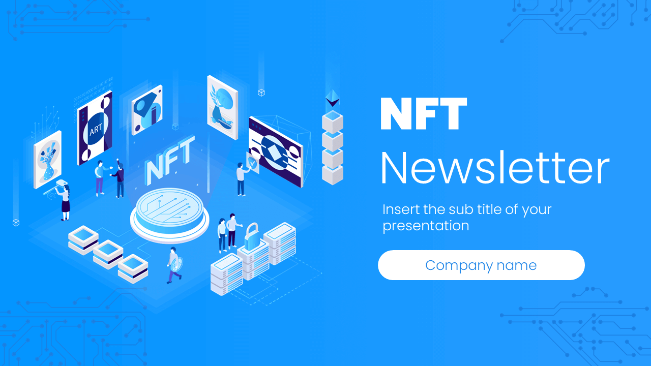 NFT Newsletter Presentation Template Google Slides and PowerPoint
