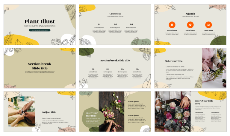 Plant Free Presentation Template - Google Slides and PowerPoint