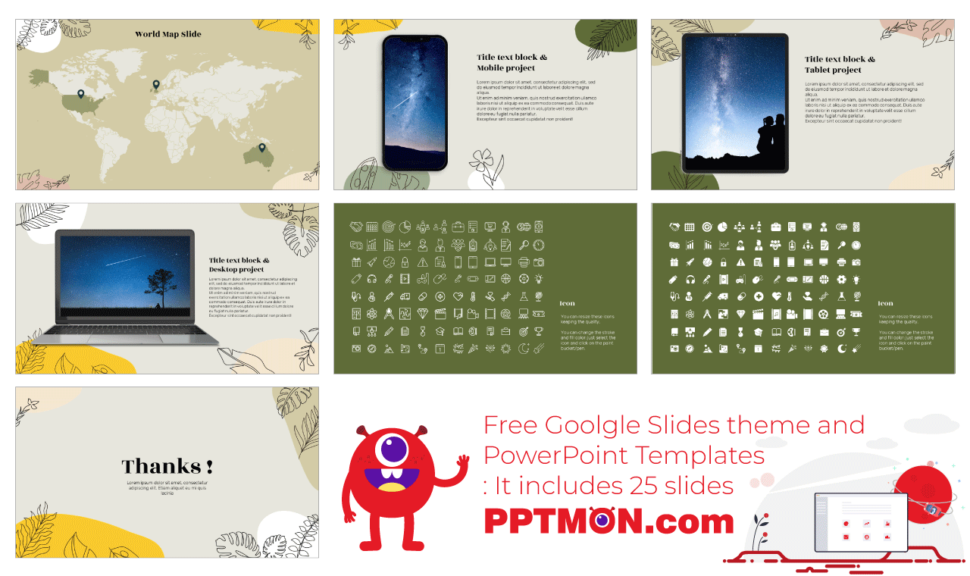 Plant Free Presentation Template - Google Slides and PowerPoint