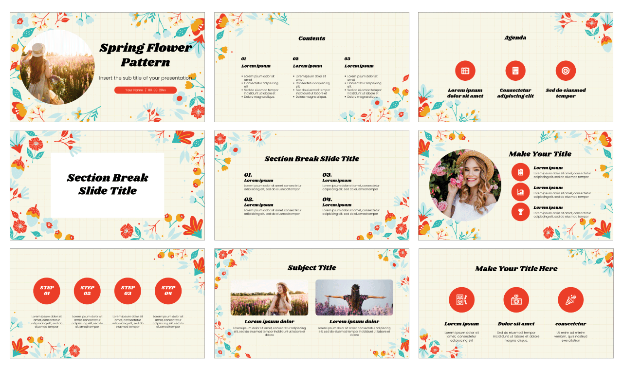 spring flower themes