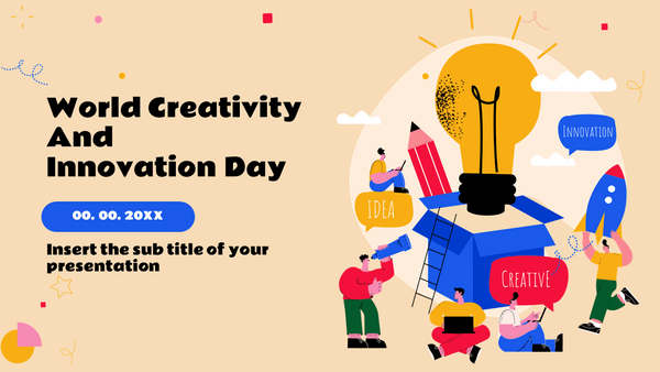 World Creativity and Innovation Day Free Google Slides Theme PowerPoint Templates