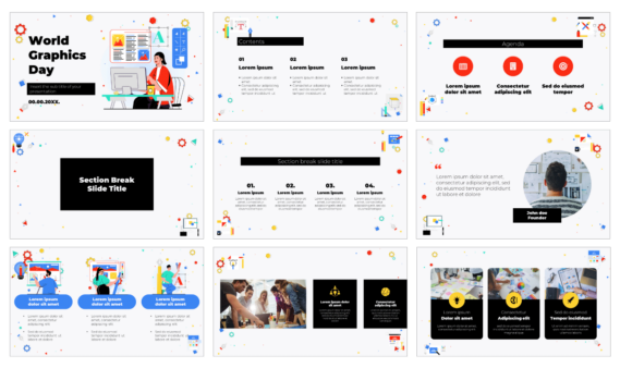 World Graphics Day Presentation Template Google Slides and PowerPoint