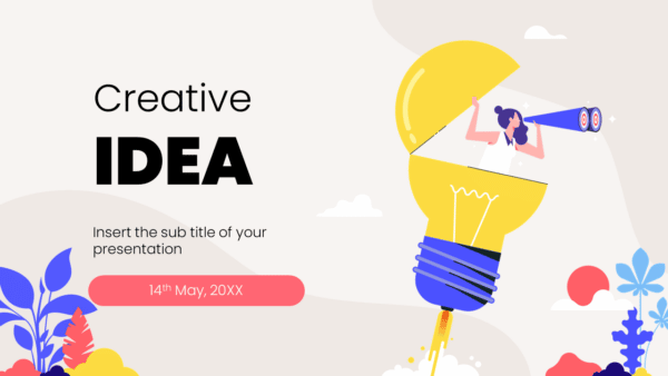 Creative IDEA Free Presentation Template