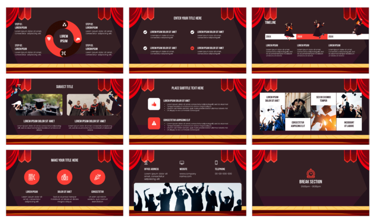 Graduation Ceremony Free Google Slides and PowerPoint Template