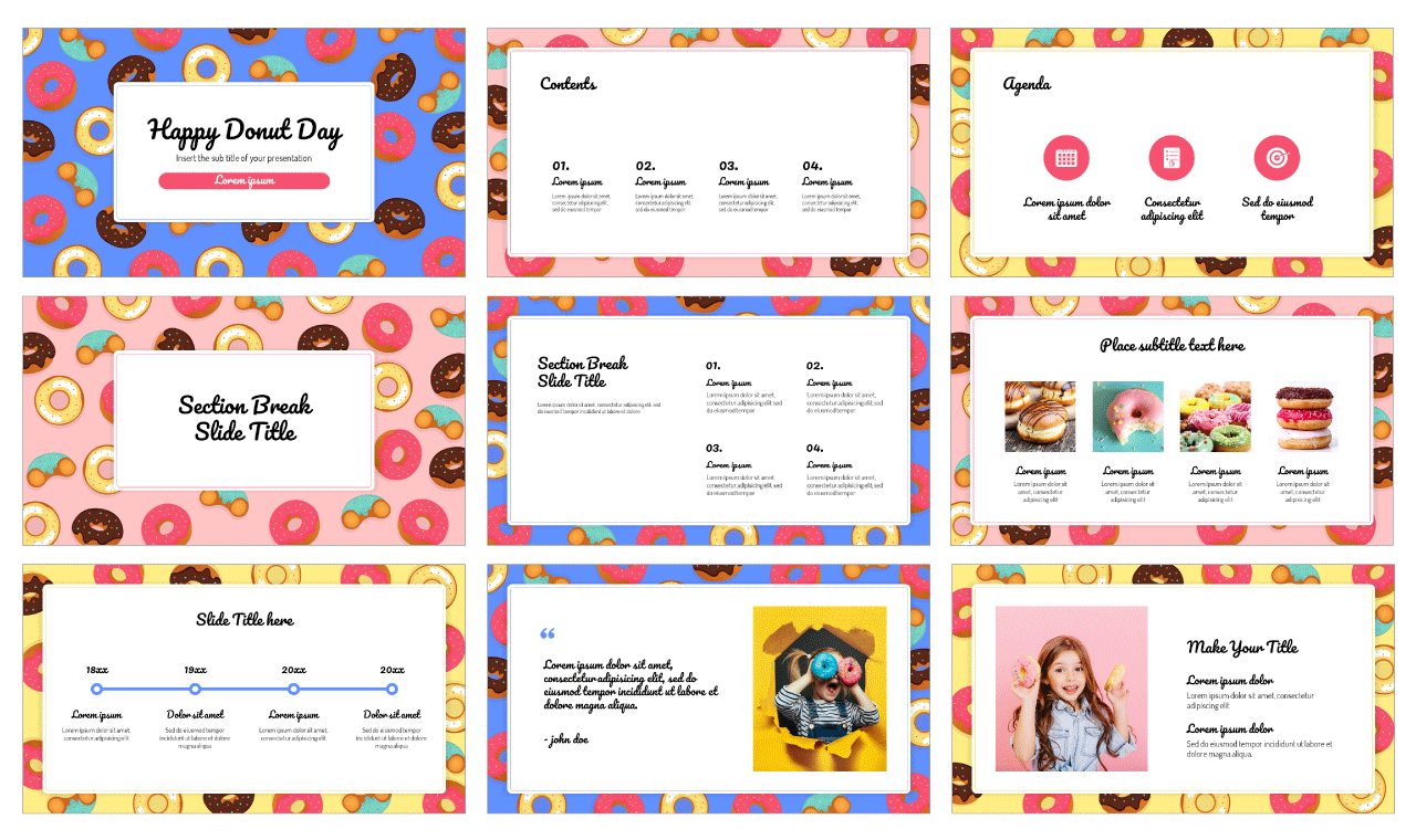 Happy Donut Day Free Google Slides Theme and PowerPoint Template