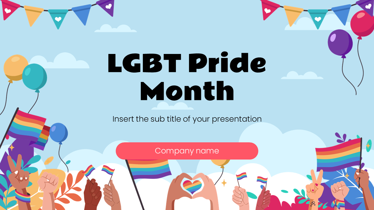 LGBT Pride Month Free Google Slides Theme PowerPoint Template