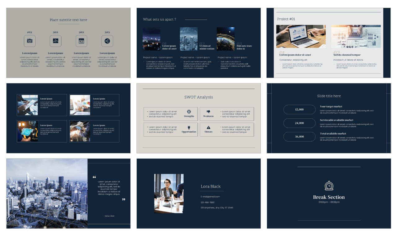 powerpoint company presentation templates