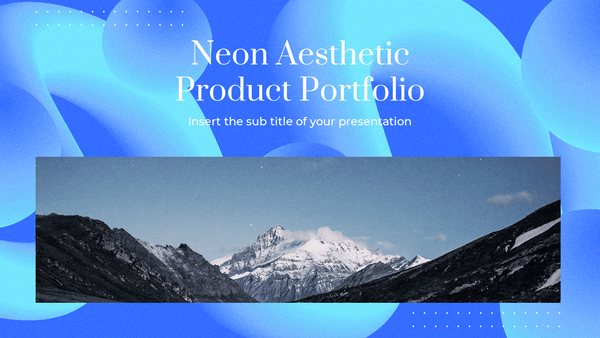 Neon Aesthetic Product Portfolio