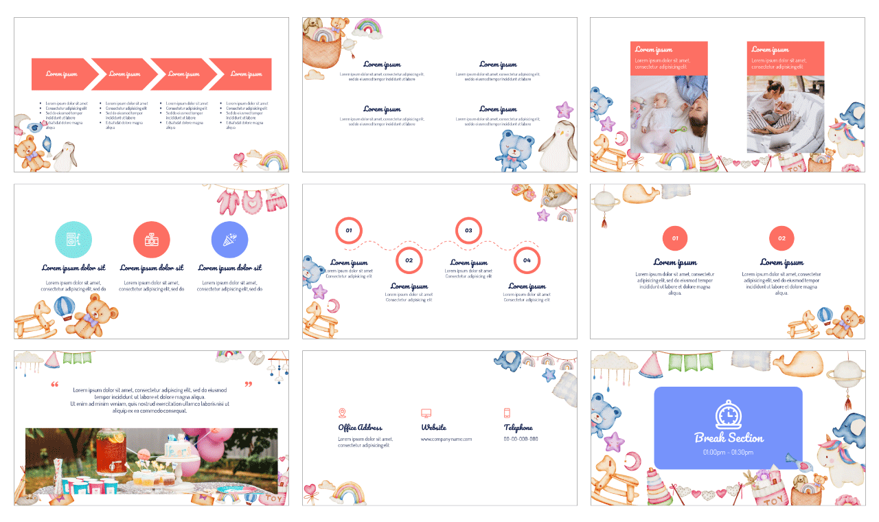 Free Powerpoint Baby Shower Invitation Templates Onvacationswall com