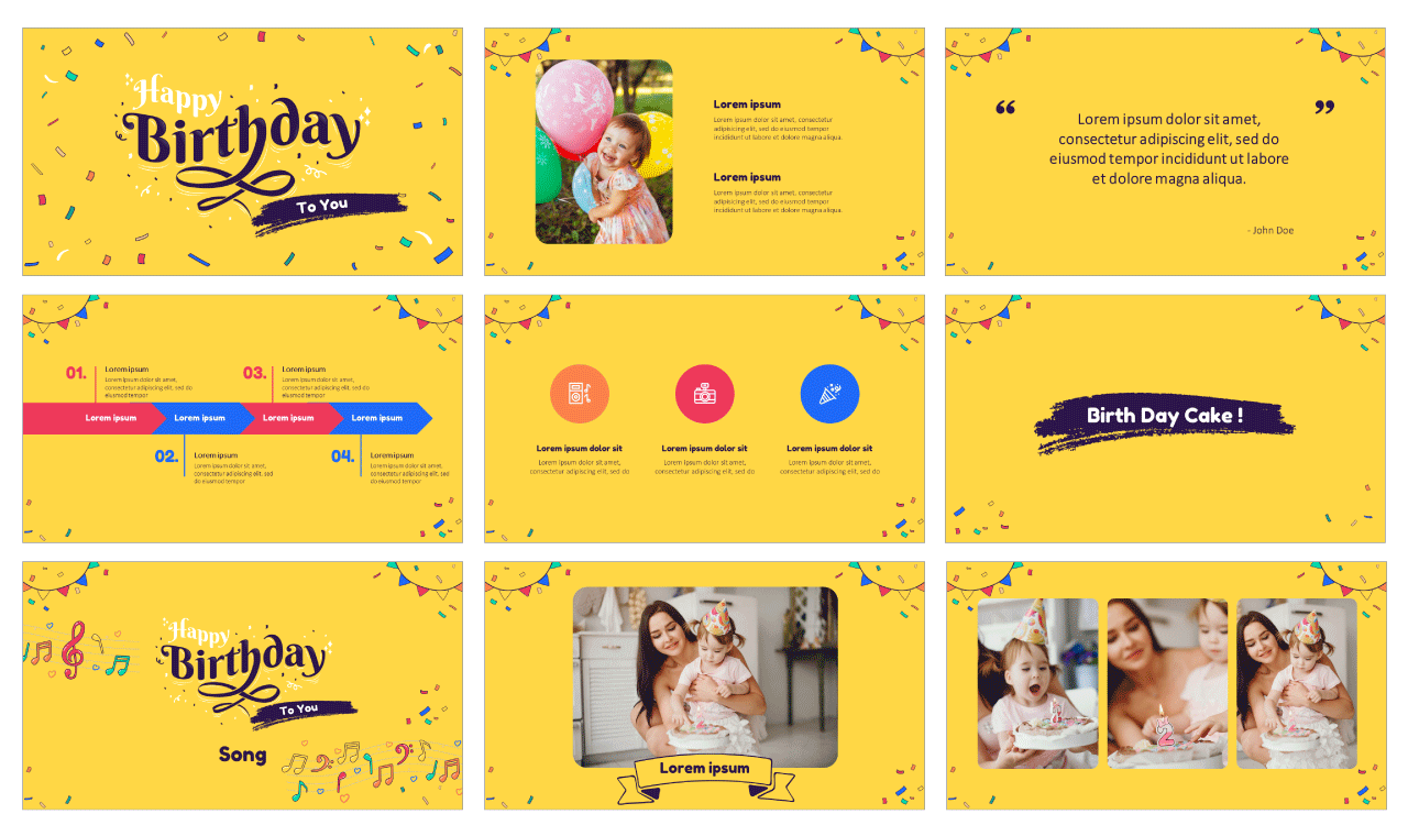 Birthday Party Free Google Slides Theme PowerPoint Template