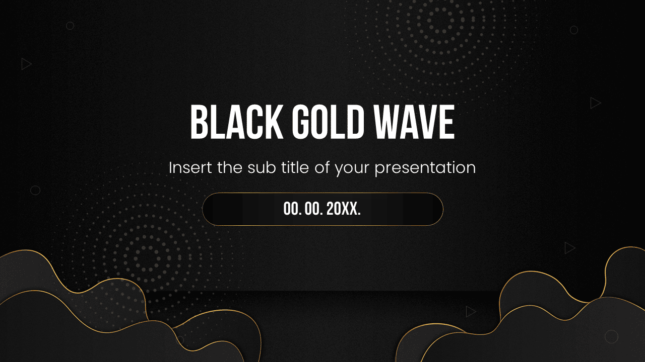Black Gold Wave