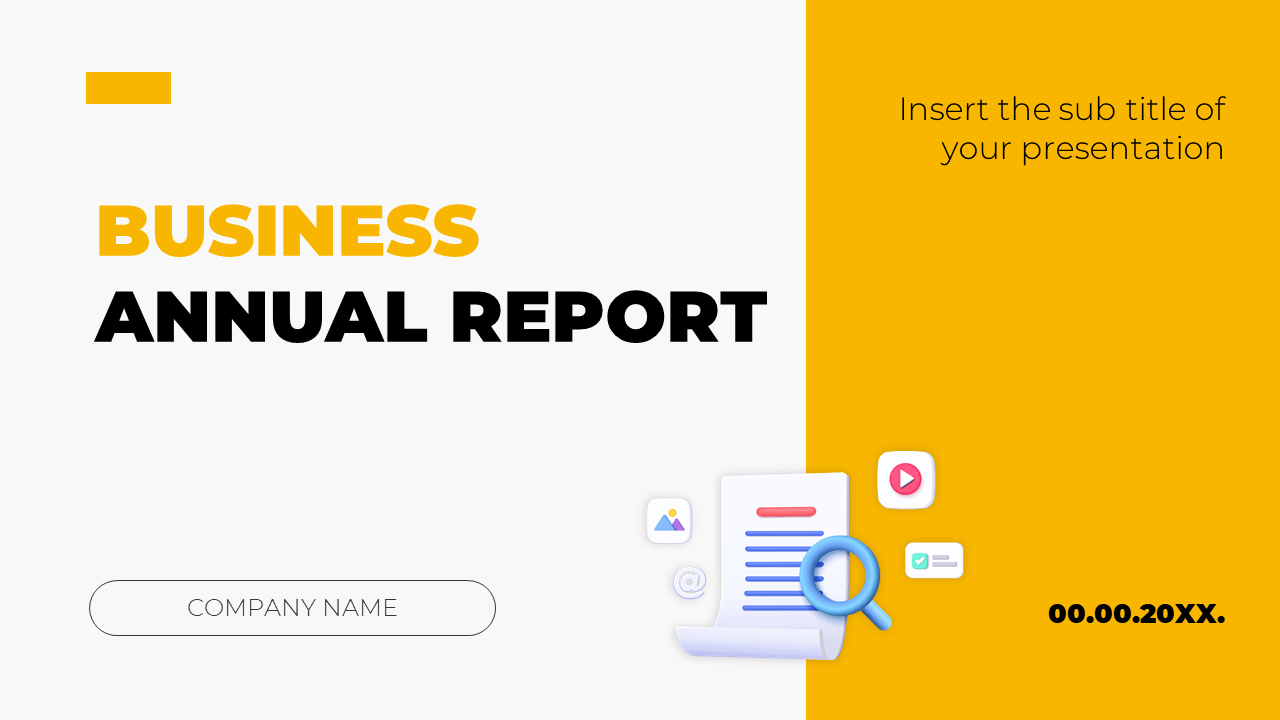 Business Annual Report Free Google Slides Theme PowerPoint Template