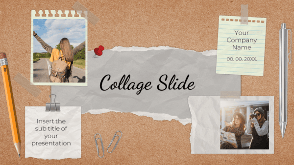 Collage Slides Free Presentation Template