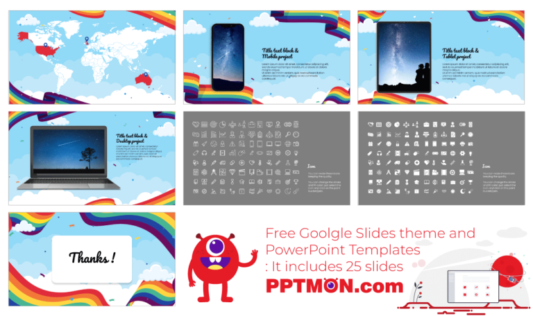 International LGBT+ Pride Day Google Slides Theme PowerPoint Template