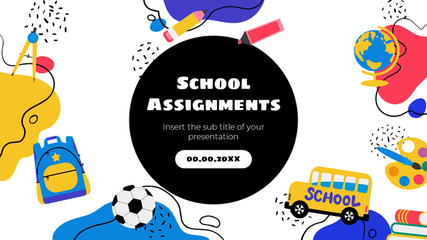 School Assignments Free Presentation Template